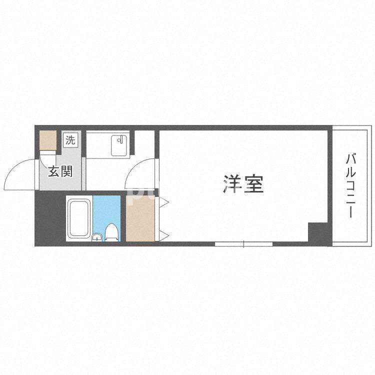 サンライズ野田阪神の間取り