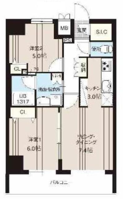 レオーネ南千住IIの間取り