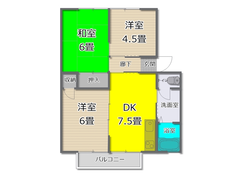 サンビレッジ千原の間取り