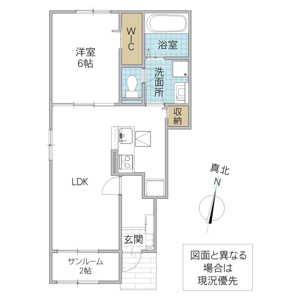 ルシエル Iの間取り