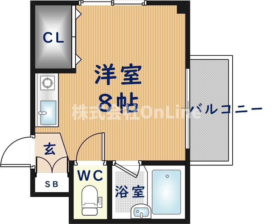 ヴィラージュ久宝園の間取り