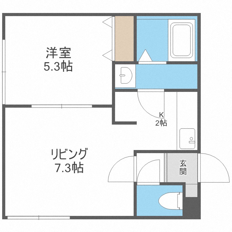 【ＥＸＯＲ本通の間取り】