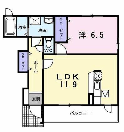 リサータＤの間取り