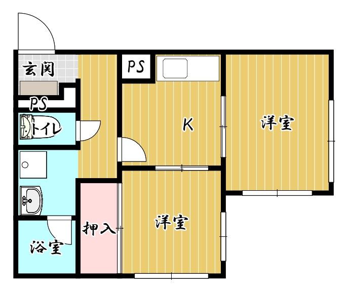 シャルマン大成の間取り