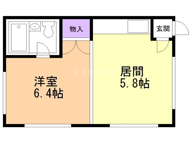 リバーハイム（旧ハイツ坂井）の間取り