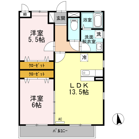 シャルマン瀬底の間取り