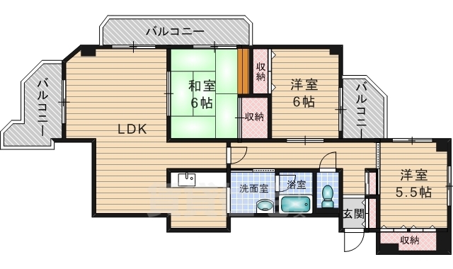 【第2ハイツライラックの間取り】