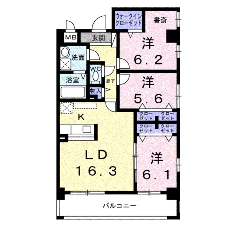 桜雲閣の間取り