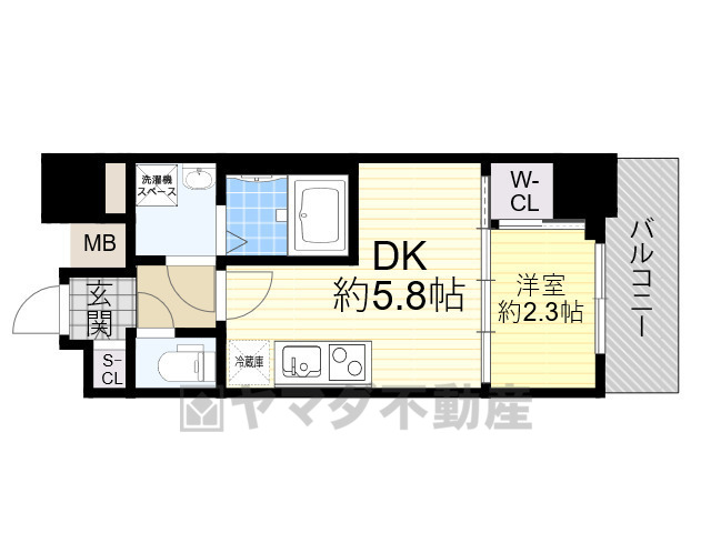 セレニテ江坂グランデの間取り