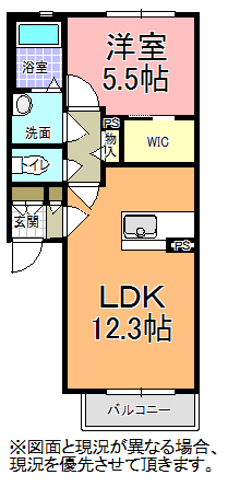 シャーメゾン一ノ牧の間取り