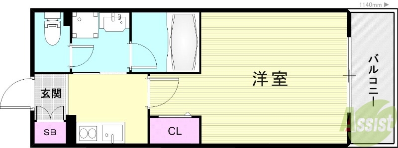 ヴェールシャルマン塚口の間取り