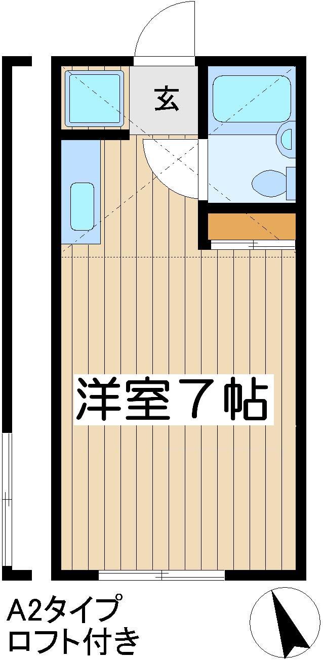 練馬区西大泉のアパートの間取り