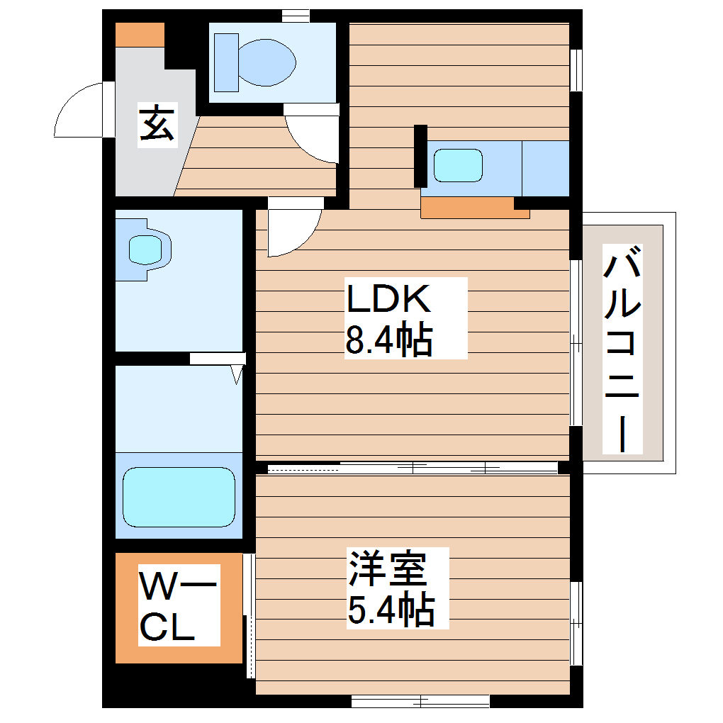 クレストヒルズ二の森の間取り