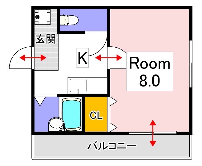 グラウベの間取り