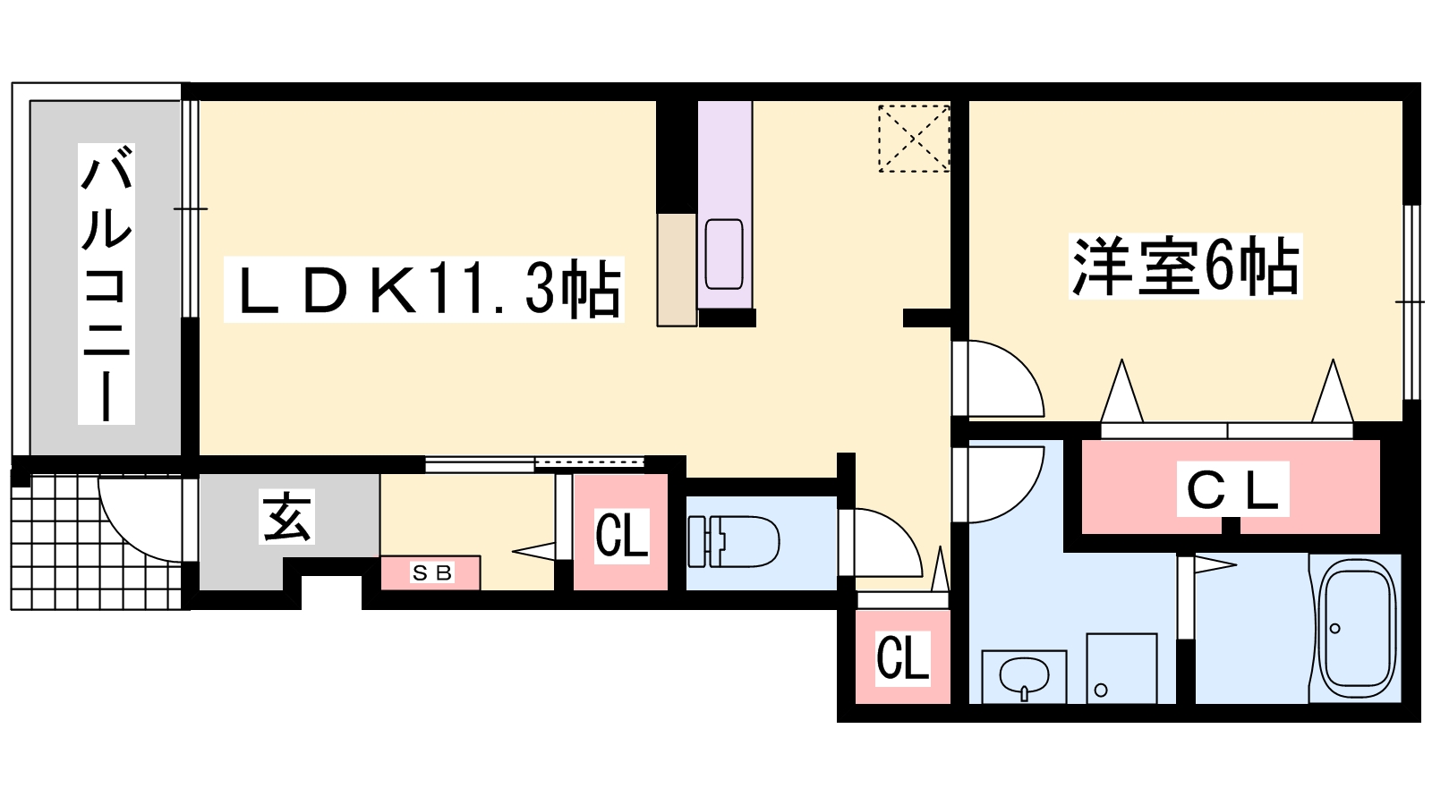 赤穂郡上郡町竹万のアパートの間取り