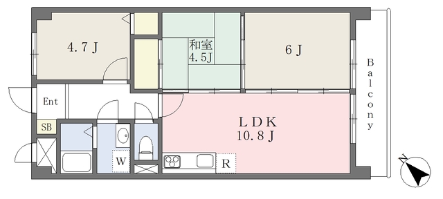 クレセントヒルの間取り