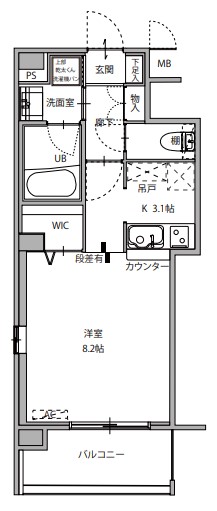 リヴフラッツ皆実町の間取り