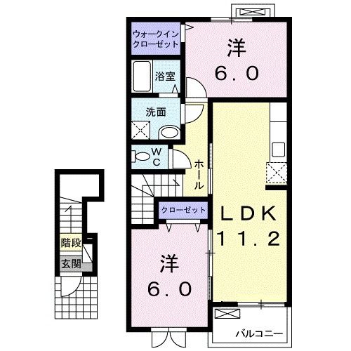 グランソレイユの間取り