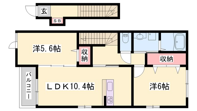 プラシードIIの間取り