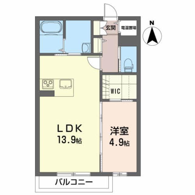 シャーメゾン　ＭＪ・Ａの間取り