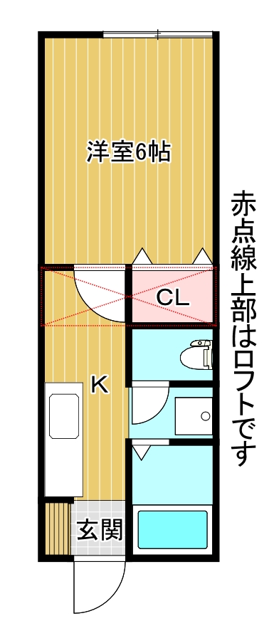 コーポ青木の間取り