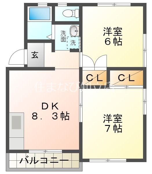 ボヌール恩田の間取り