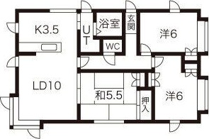 ヴェルコート百合が原の間取り