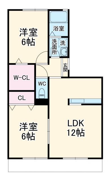 海部郡大治町大字三本木のアパートの間取り