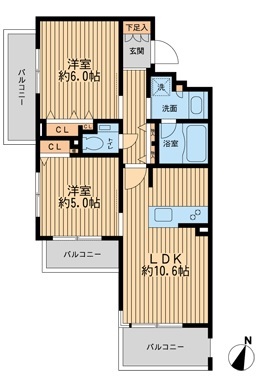 フォレシティ桜新町の間取り