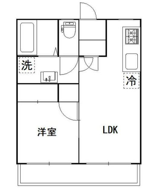 WADAビル11の間取り