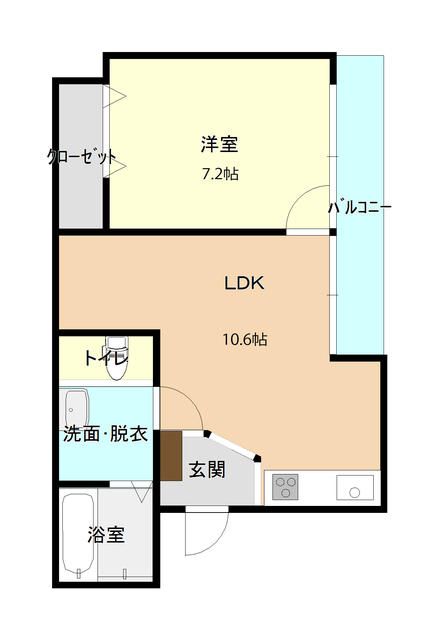 コンチネンタル砂町の間取り
