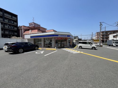 コンビニ　ローソン 東大阪角田一丁目店（コンビニ）まで364m