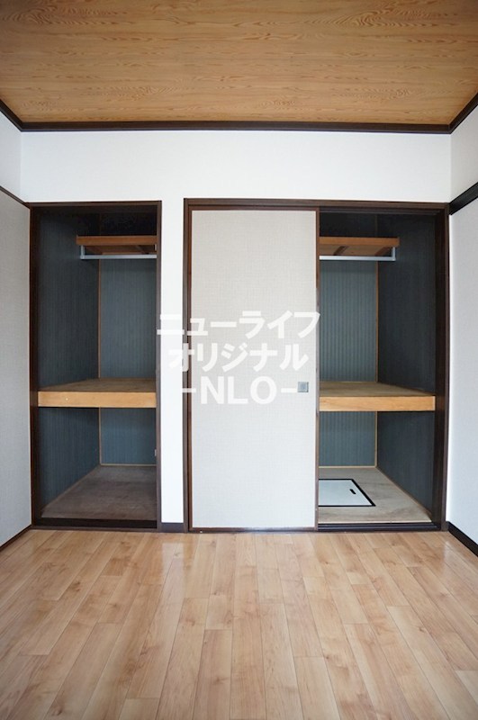 収納　壁一面の収納でお部屋を広く使えます☆