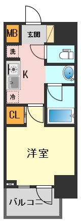 ＪＲ常磐線 亀有駅 徒歩4分 12階建 築11年の間取り写真