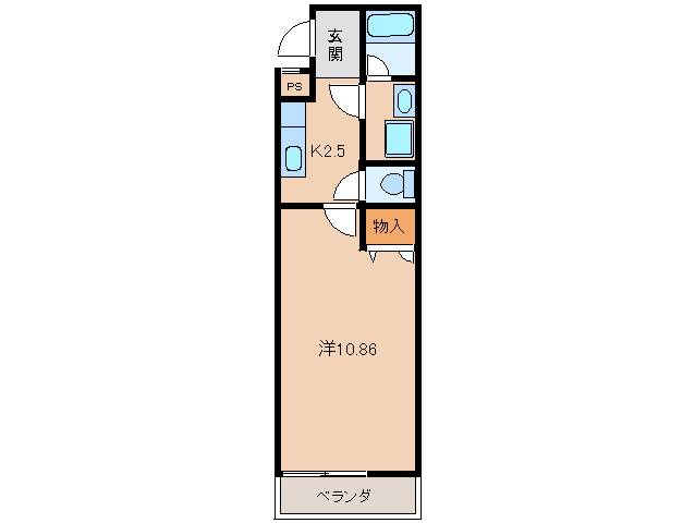 南海本線 和歌山市駅 バス乗車時間：13分 最寄りバス停で下車 徒歩8分 2階建 築21年の間取り写真