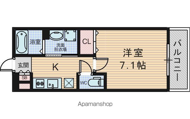 大阪モノレール本線 少路駅 徒歩17分 3階建 築16年の間取り写真
