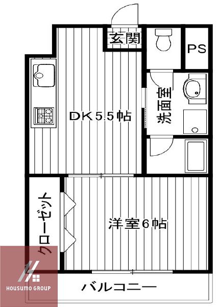 シャトー都島の間取り写真