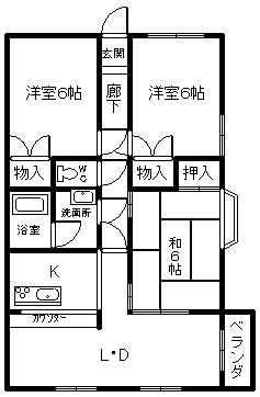 オーティー緑ヶ丘の間取り