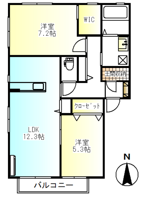 カスタネアンAの間取り