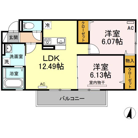 ヴィヴァレスの間取り