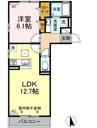 シュル　モランの間取り