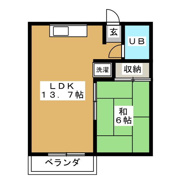 奈良マンションの間取り