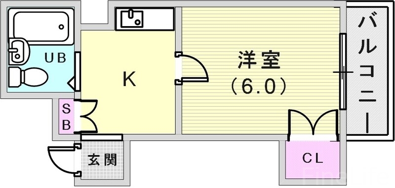 ヴィラパックス神戸の間取り