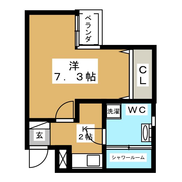 インフィニティ今池の間取り