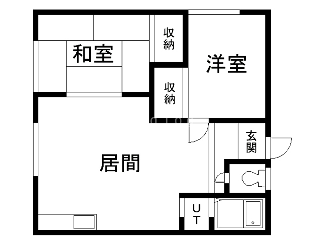 早川マンションＮＯ．３の間取り