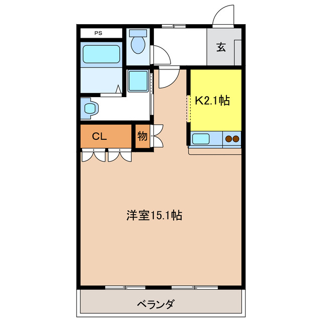 ブリリアントガーデン　Ａの間取り