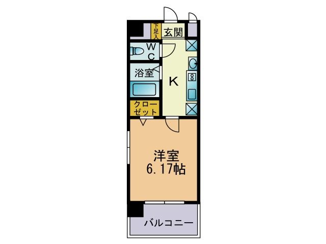 福岡市西区北原のマンションの間取り