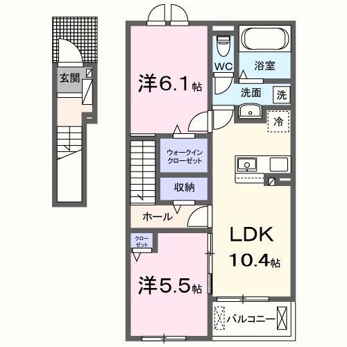 Ｋ’Ｓ　ＨＯＭＥ　IIの間取り