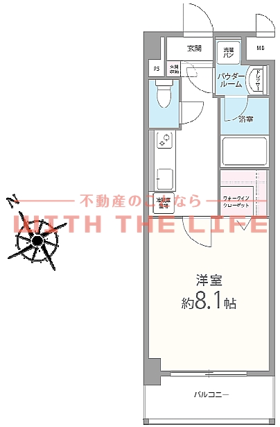 モントーレヒルズ東櫛原の間取り