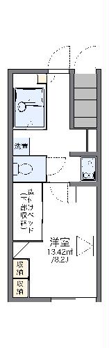 レオパレス矢崎の間取り